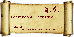 Margineanu Orchidea névjegykártya